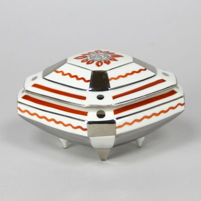 Art Deco Limoges Porcelain Box, 1930s-NE-883392