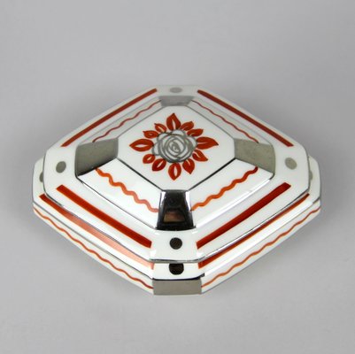 Art Deco Limoges Porcelain Box, 1930s-NE-883392