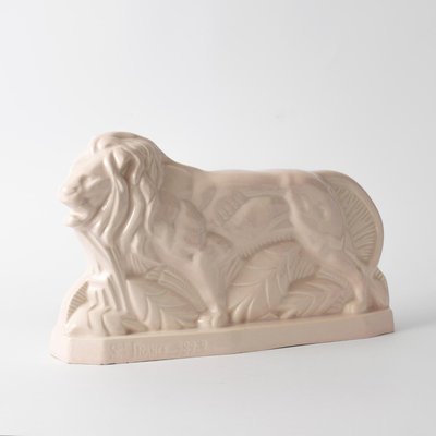 Art Deco Lion From Saint Clement, 1930s-IXK-1348964