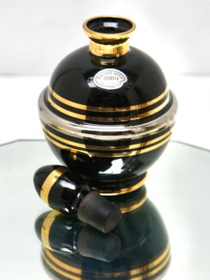 Art Deco Liqueur Set with Serving Tray attributed to De Rupel, Belgium, 1935, Set of 7-MJY-1433319