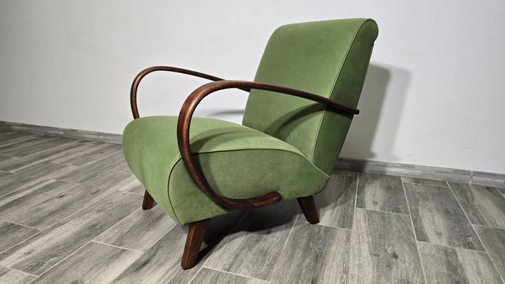 Art Deco Lounge Chair by Jindrich Halabala, 1940s-QJA-2034793