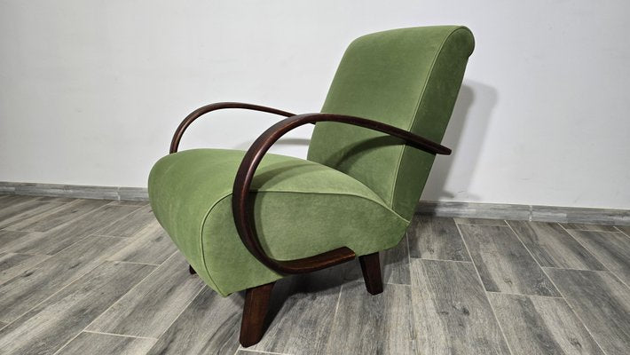 Art Deco Lounge Chair by Jindrich Halabala, 1940s-QJA-2034789