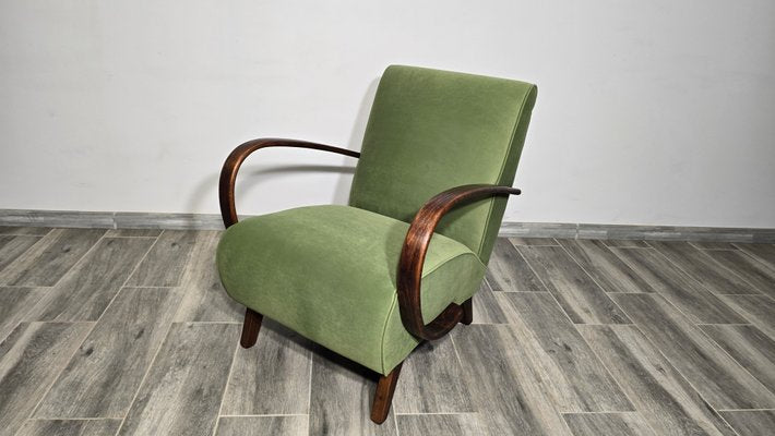 Art Deco Lounge Chair by Jindrich Halabala, 1940s-QJA-2034793