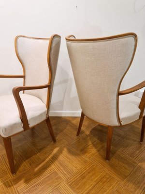 Art Deco Lounge Chairs, Sweden, 1940s, Set of 2-UYK-806781