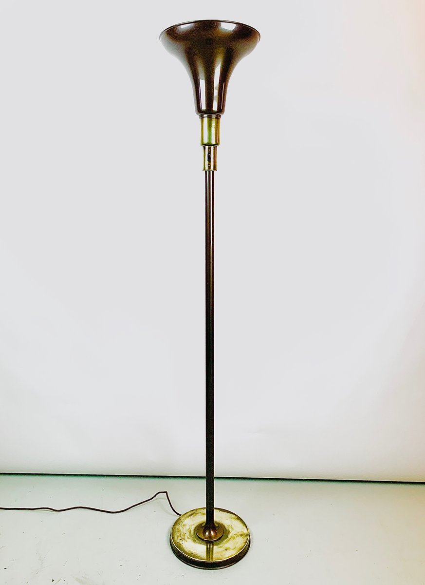 Art Deco Luminator Model No. 37222 Floor Lamp from Kaiser Idell / Kaiser Leuchten, 1930s