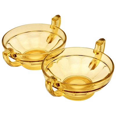 Art Deco Luxval Noemie Cups from Val Saint Lambert, 1935, Set of 2-MJY-1148958