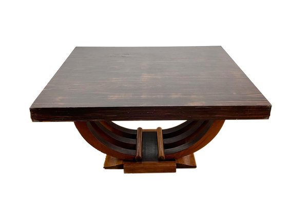 Art Deco Macassar Dining Table-VMP-1165941