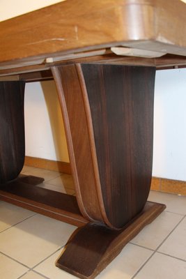 Art Deco Macassar Ebony Dining Table, 1930s-KMQ-605687