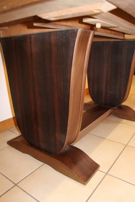 Art Deco Macassar Ebony Dining Table, 1930s-KMQ-605687