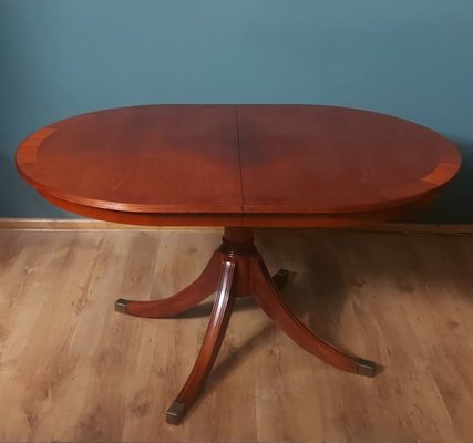 Art Deco Mahogany Extendable Table, 1940s-KDW-1763433