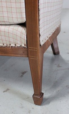 Art Deco Mahogany Lounge Chair, 1930s-RVK-803817