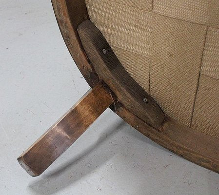 Art Deco Mahogany Lounge Chair, 1930s-RVK-803817