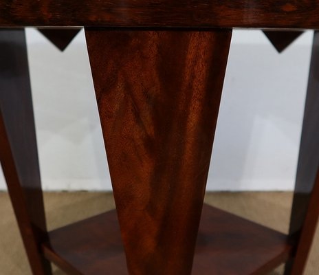 Art Deco Mahogany Side Table, 1940s-RVK-1282710