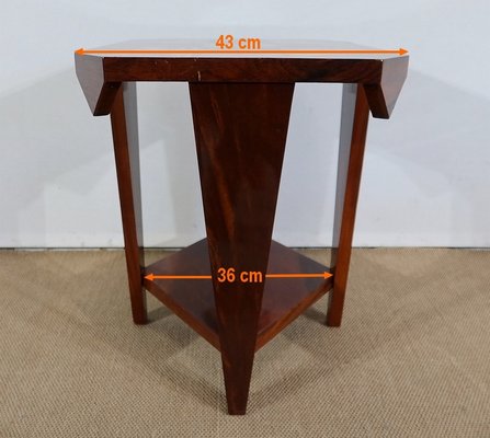 Art Deco Mahogany Side Table, 1940s-RVK-1282710