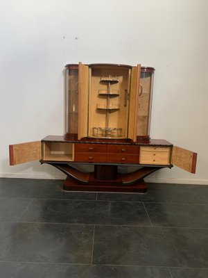 Art Deco Mahogany Sideboard or Showcase, 1930s-IJR-852005