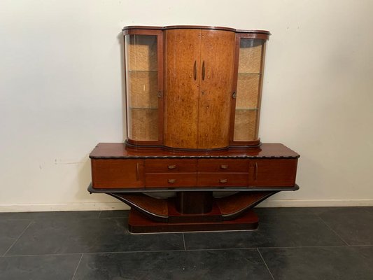 Art Deco Mahogany Sideboard or Showcase, 1930s-IJR-852005