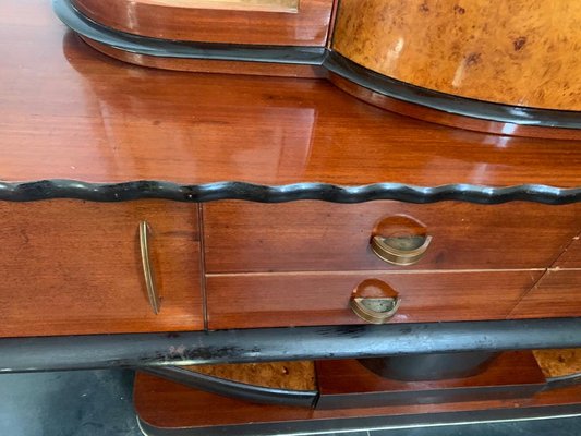 Art Deco Mahogany Sideboard or Showcase, 1930s-IJR-852005