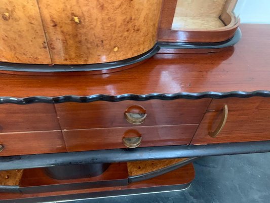 Art Deco Mahogany Sideboard or Showcase, 1930s-IJR-852005