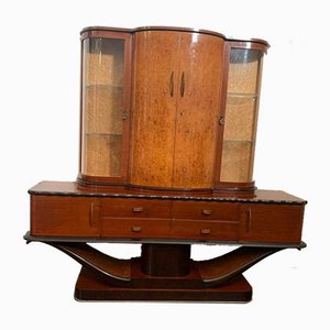 Art Deco Mahogany Sideboard or Showcase, 1930s-IJR-852005