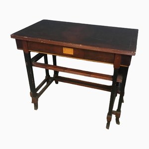 Art Deco Marquetry Console Table-HLV-1428611