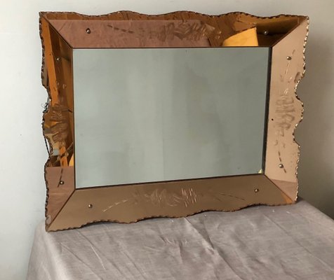 Art Deco Mirror, 1940s-QJM-555068