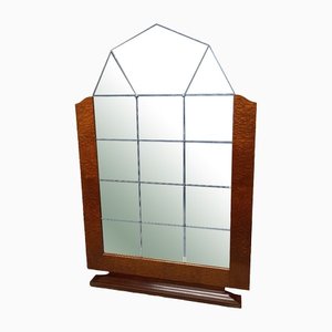 Art Deco Mirror in Mahogany, 1930-AWH-1325151