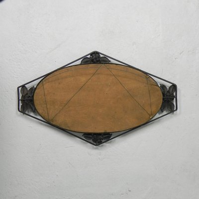 Art Deco Mirror with Faceted Glass, 1930s-TL-1779505