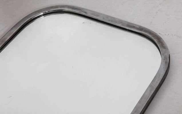 Art Deco Mirror with Opal Light, 1930s-KL-740390