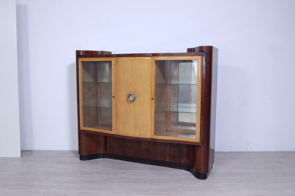 Art Decò Mobile Bar With Swivel Door, 1940s-XSG-1263547