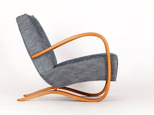 Art Deco Model H 269 Lounge Chair by Jindřich Halabala for UP Závody, 1930s-TW-859770