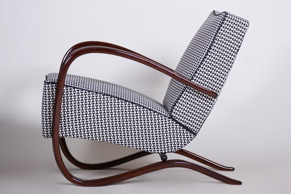 Art Deco Model H-269 Lounge Chair in Beech attributed to Jindřich Halabala for Up Závody, Former Czechoslovakia, 1930s-WHY-1768711