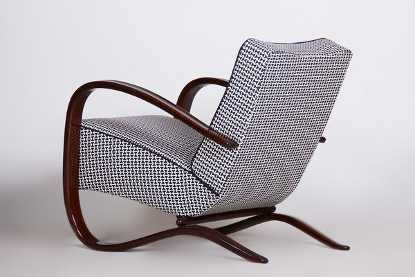 Art Deco Model H-269 Lounge Chair in Beech attributed to Jindřich Halabala for Up Závody, Former Czechoslovakia, 1930s-WHY-1768711