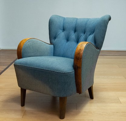 Art Deco Modern Armchair, 1940s-JE-2017263