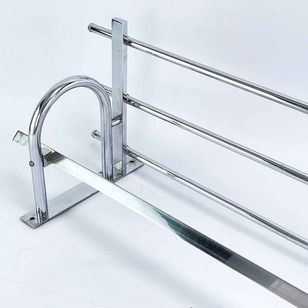 Art Deco Modernist Bauhaus Coat Rack in Chrome, 1930s