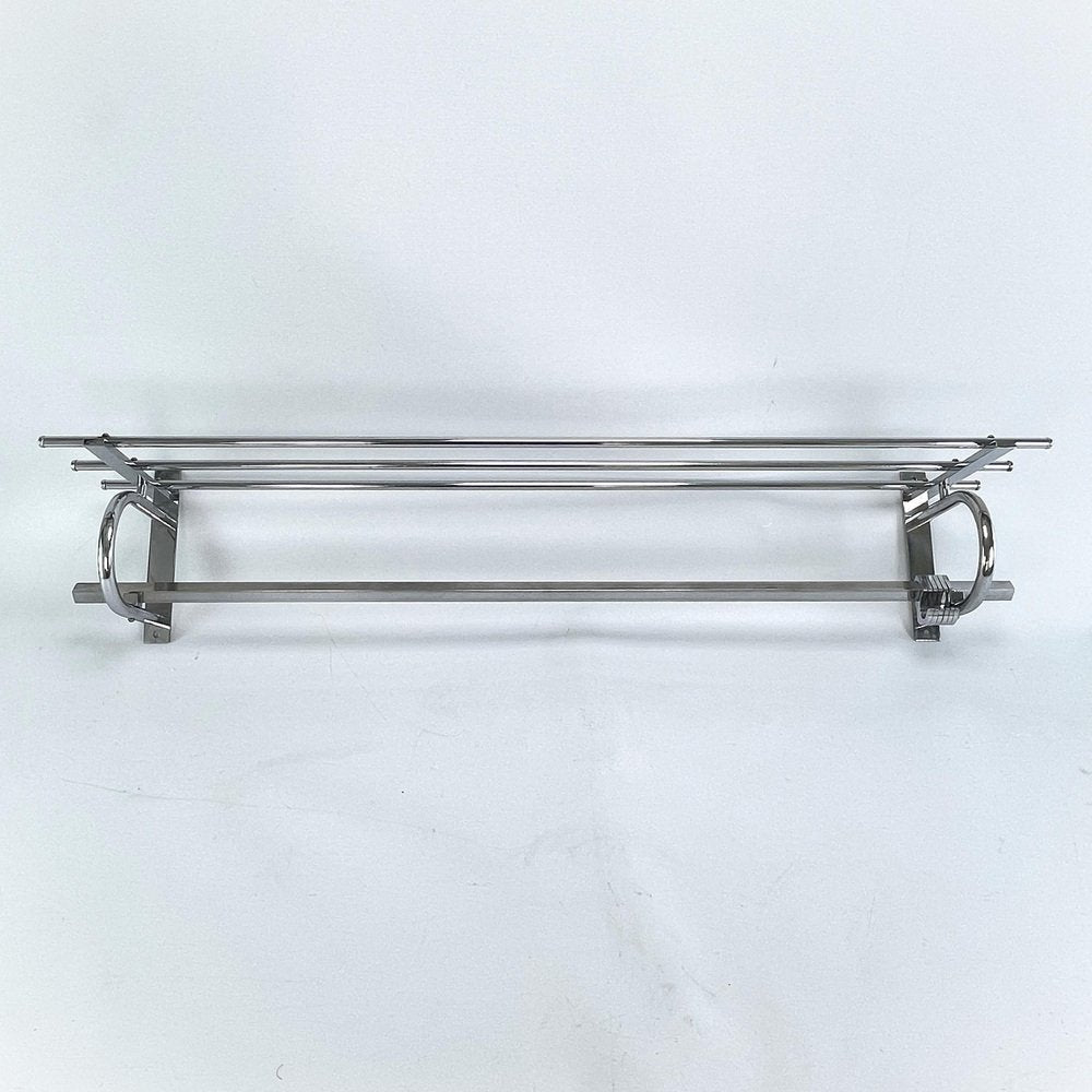 Art Deco Modernist Bauhaus Coat Rack in Chrome, 1930s