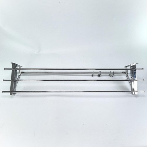 Art Deco Modernist Coat Rack in Chrome, 1930s