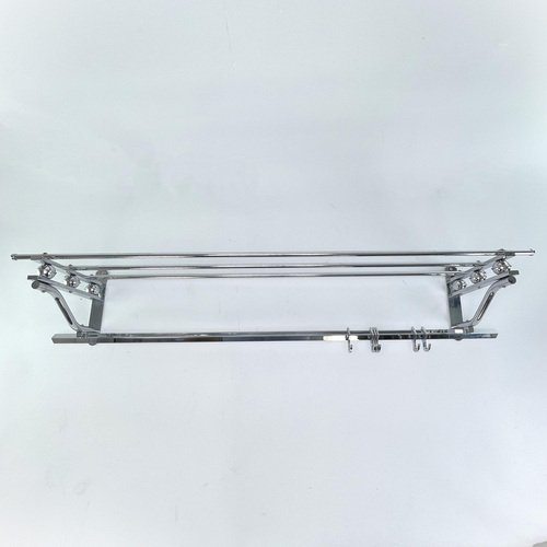 Art Deco Modernist Coat Rack in Chrome, 1930s