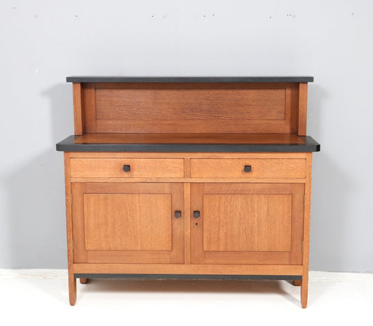 Art Deco Modernist Credenza or Sideboard by H. Fels for l.O.V. Oosterbeek, 1920s