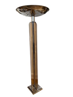 Art Deco Modernist Floor Lamp attributed to Jacques Adnet, France, 1930s-YXM-1436092