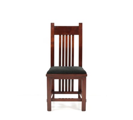 Art Deco Modernist Mahogany High Back Chair by Hendrik Wouda for Pander, 1924-MY-1245417