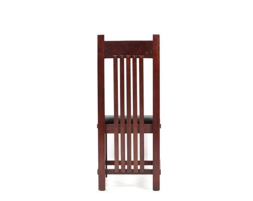 Art Deco Modernist Mahogany High Back Chair by Hendrik Wouda for Pander, 1924-MY-1245417