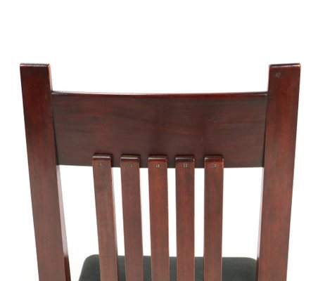 Art Deco Modernist Mahogany High Back Chair by Hendrik Wouda for Pander, 1924-MY-1245417