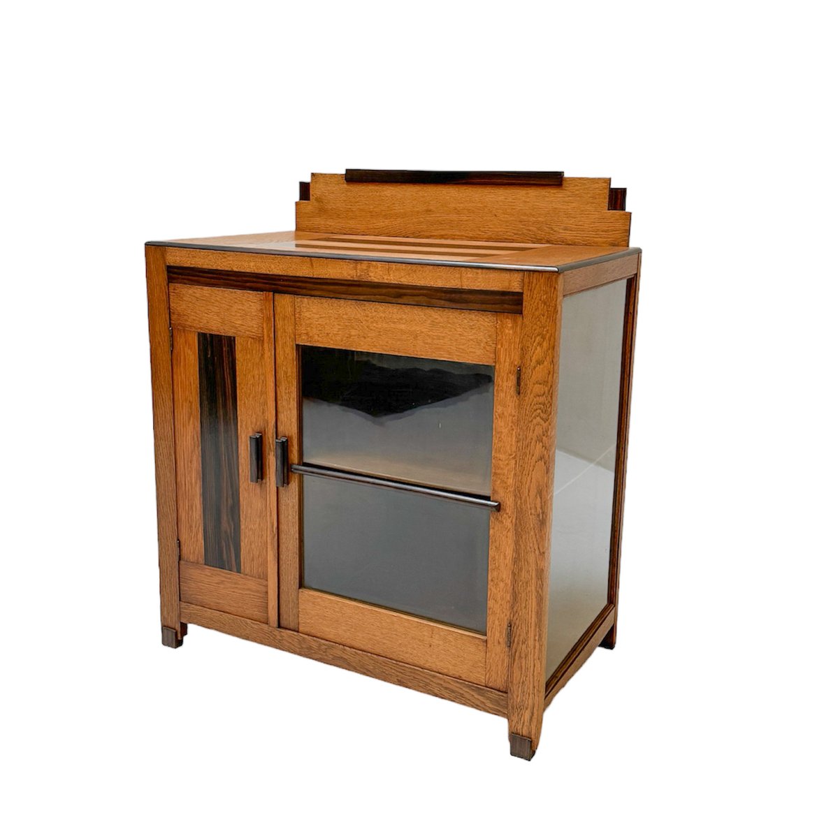 Art Deco Modernist Oak Cabinet, 1920s