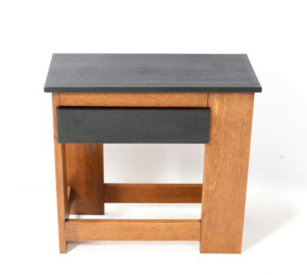 Art Deco Modernist Oak Side Table by Cor Alons, 1920s-MY-1799124