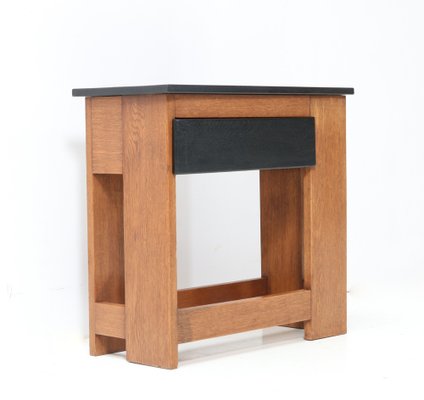 Art Deco Modernist Oak Side Table by Cor Alons, 1920s-MY-1799124