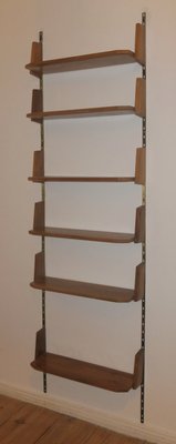 Art Deco Modular Wall Shelf on Brass Supports, 1930s-ED-2022922