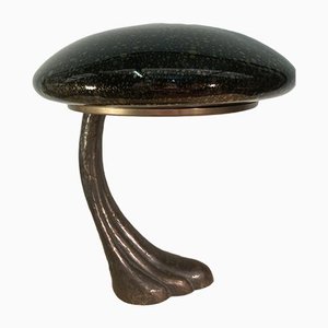 Art Deco Murano Bubble Glass Mushroom Lamp-BHG-1315354