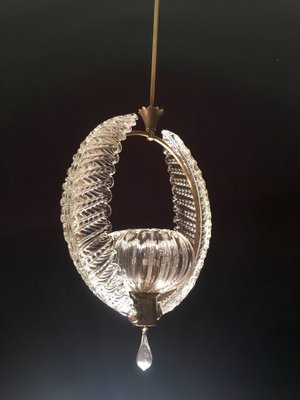 Art Deco Murano Chandelier by Ercole Barovier, 1940s-MBH-1032258