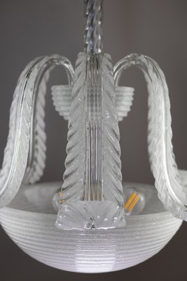 Art Deco Murano Glass Ceiling Lantern from Venini, 1940s-ASK-1795980