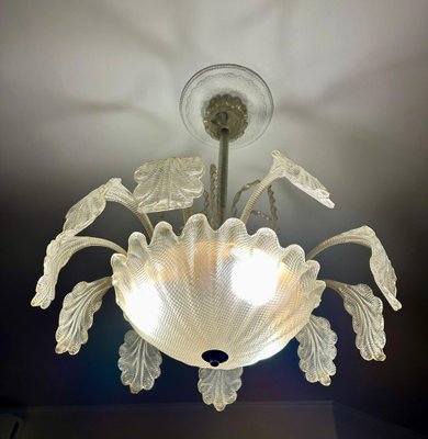 Art Deco Murano Glass Chandelier, 1940s-NUO-1778120